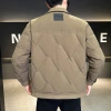 A light and thin down jacket for men's autumn and winter, a new style of men's casual lapel business casual youth warm solid color men's coat Application Scenario